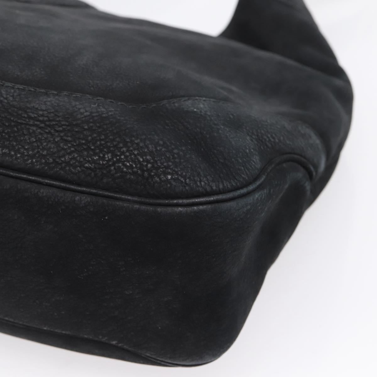 Gucci Jackie O Suede, Black, Leather, Handbag