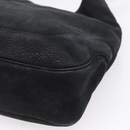 Gucci Jackie O Suede, Black, Leather, Handbag