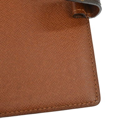 Louis Vuitton Agenda Cover Monogram Canvas, Brown, Canvas, Wallet