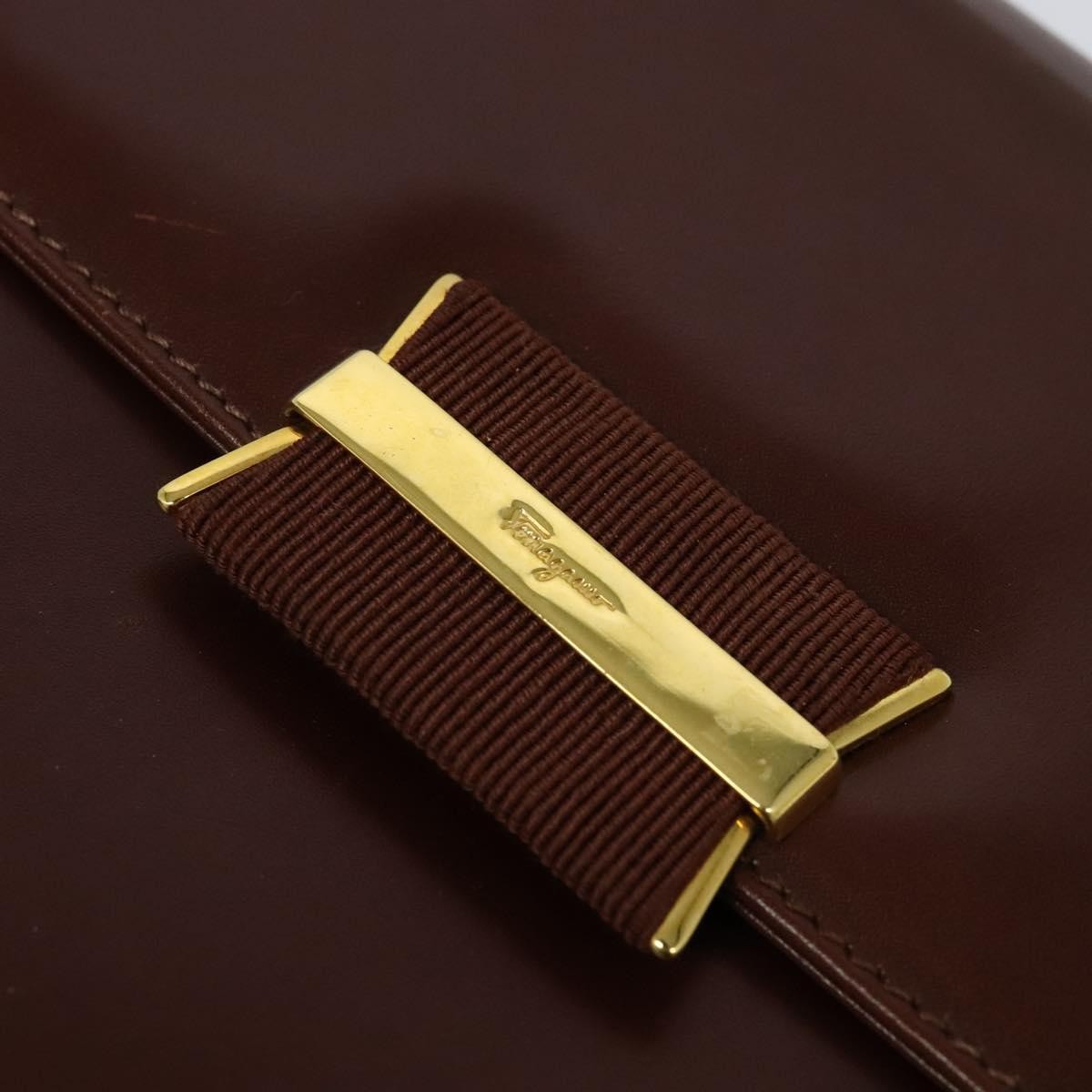 Salvatore Ferragamo Vintage Leather, Brown, Leather, Shoulder Bag