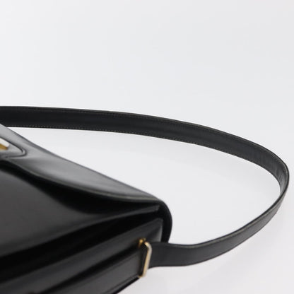 Gucci Shoulder Leather, Black, Leather, Shoulder Bag