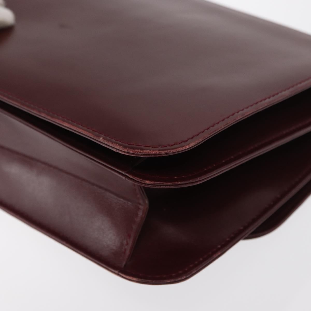 Gucci Vintage Leather, Burgundy, Leather, Handbag
