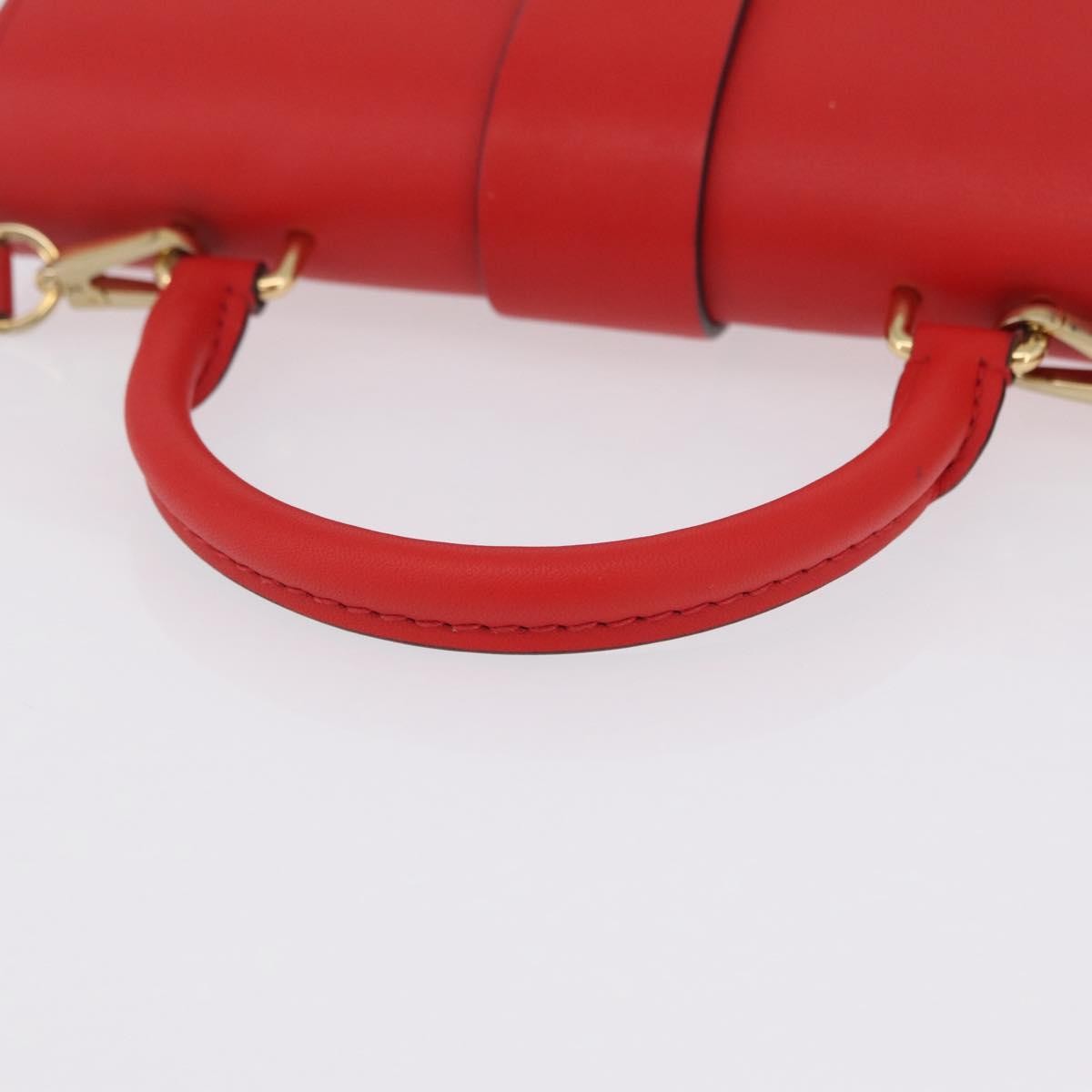 Louis Vuitton Locky Monogram Canvas with Leather, Red, Canvas, Handbag