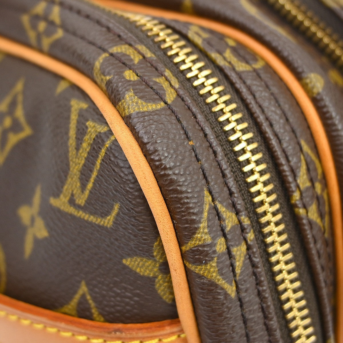 Louis Vuitton Reporter Monogram, Brown, Canvas, Shoulder Bag