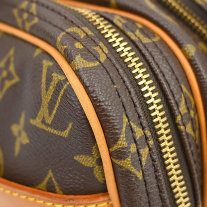 Louis Vuitton Reporter Monogram, Brown, Canvas, Shoulder Bag