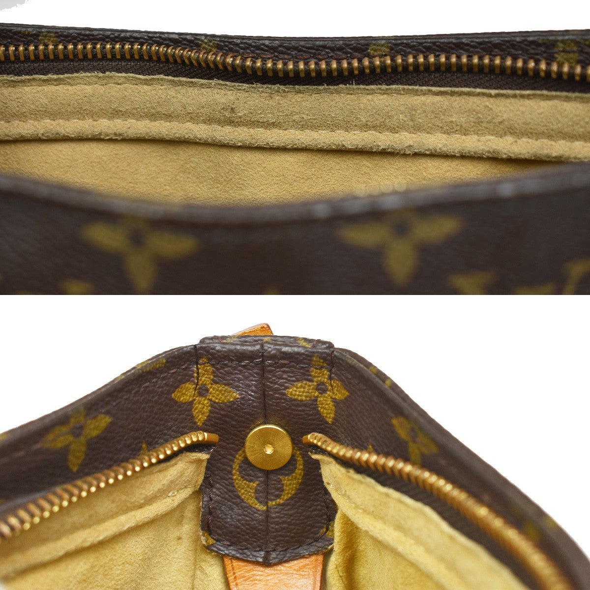 Louis Vuitton Looping Monogram Canvas, Brown, Canvas, Handbag