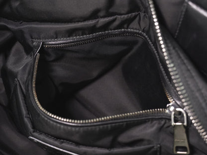 Prada Convertible Double Tessuto, Navy, Nylon, Tote Bag