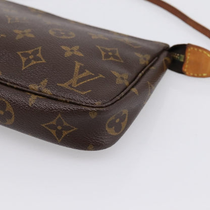 Louis Vuitton Pochette Accessoires NM Monogram Canvas, Brown, Canvas, Clutch