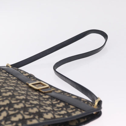 Christian Dior Trotter shoulder Canvas, Navy, Canvas, Handbag