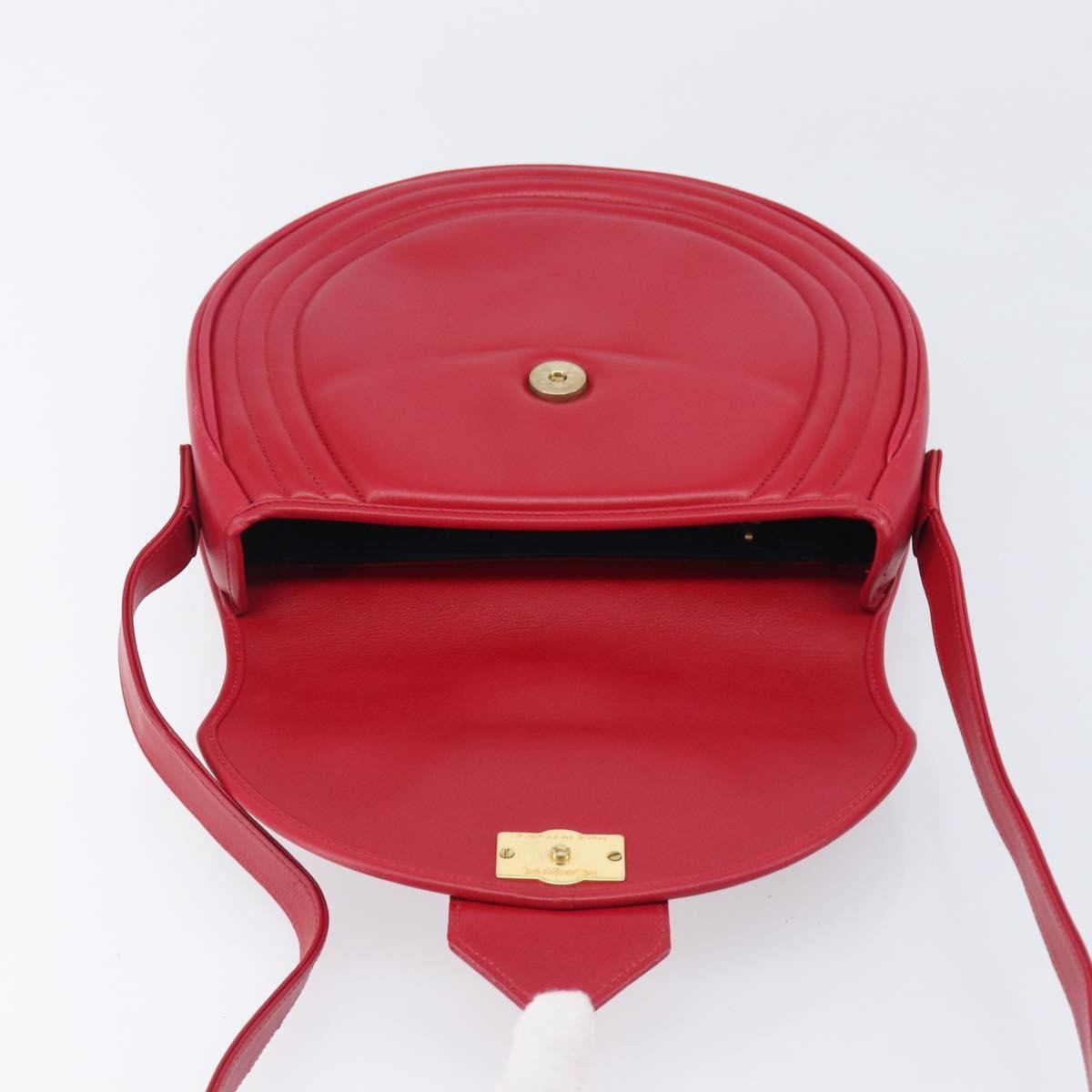 Saint Laurent Vintage Shoulder bag Leather, Red, Leather, Shoulder Bag