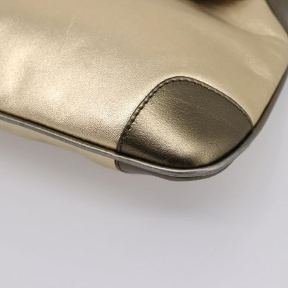 Gucci Tiger Charm Leather, Gold, Leather, Shoulder Bag
