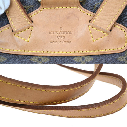 Louis Vuitton Vintage Montsouris Monogram Canvas, Brown, Canvas, Backpack
