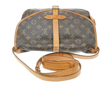 Louis Vuitton Saumur Monogram, Brown, Canvas, Shoulder Bag
