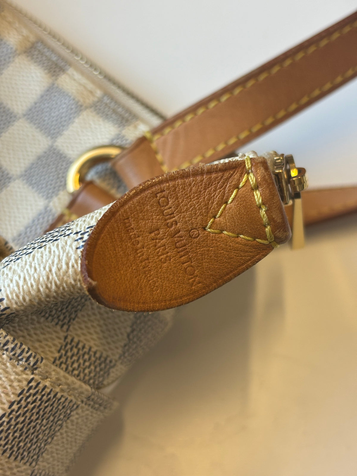 Louis Vuitton Totally Damier, Neutral, Canvas, Tote Bag
