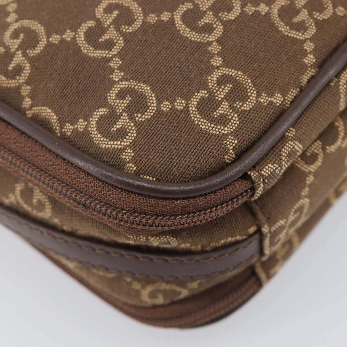 Gucci Crossbody Canvas, Brown, Canvas, Crossbody Bag