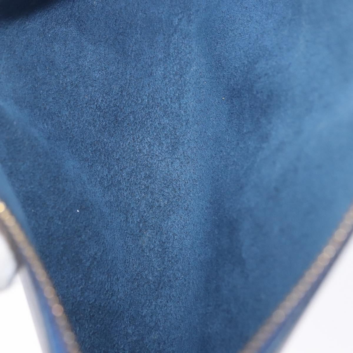 Louis Vuitton Pochette Accessoires Epi, Blue, Leather, Clutch