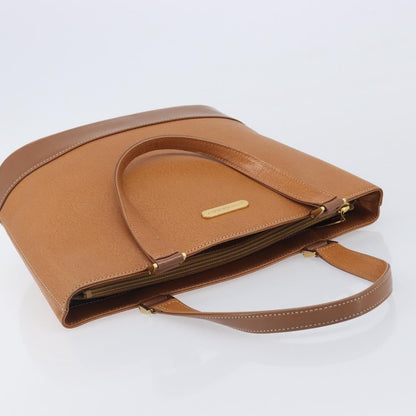 Burberry Handle Tote Leather, Brown, Leather, Tote Bag