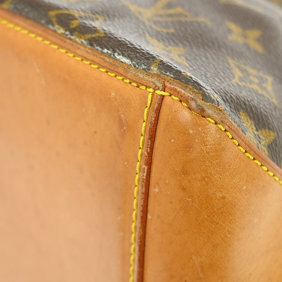 Louis Vuitton Cabas Mezzo Monogram Canvas, Brown, Canvas, Shoulder Bag