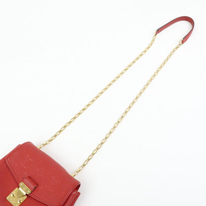 Louis Vuitton Saint Germain Monogram Empreinte Leather, Red, Leather, Handbag