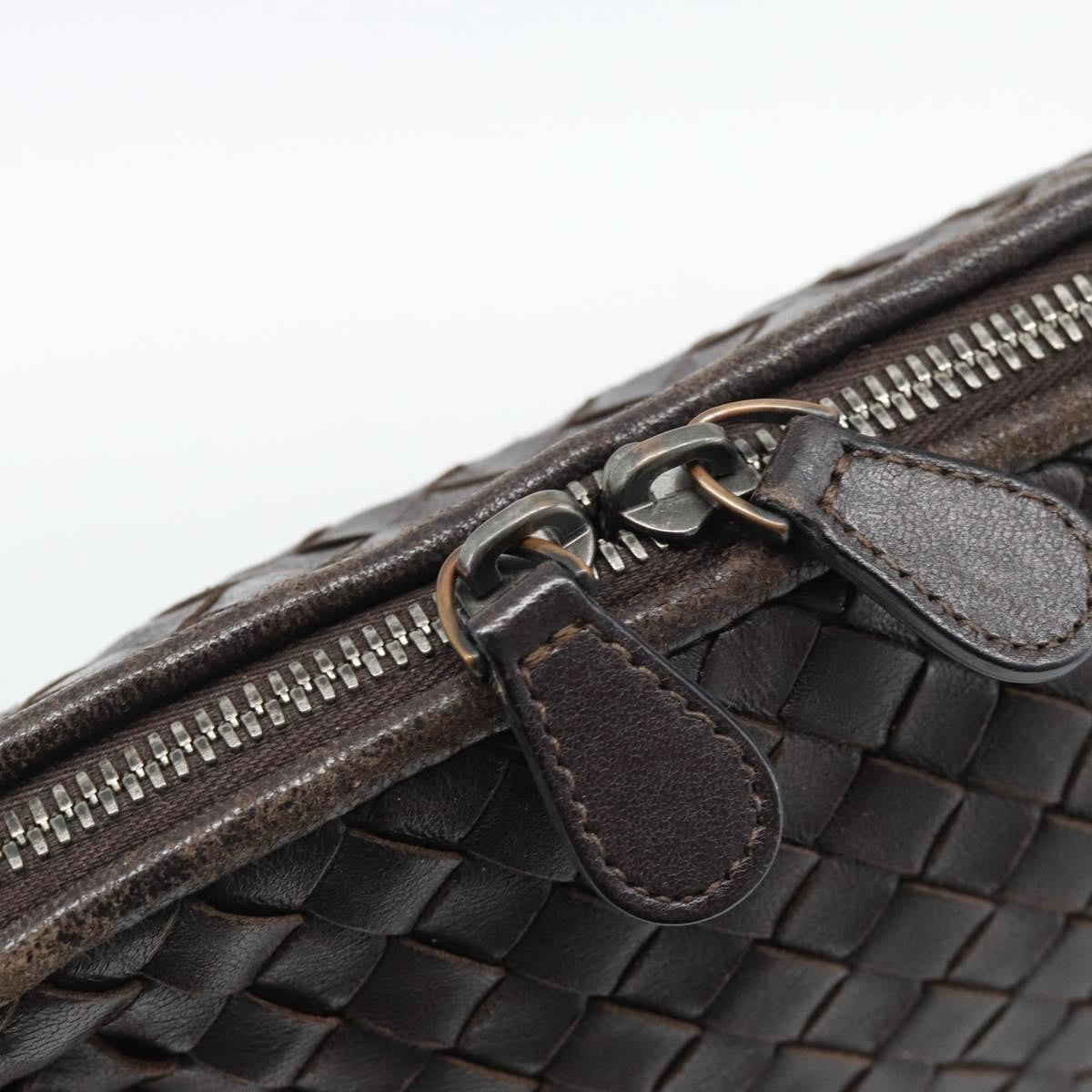 Bottega Veneta Nodini Intrecciato Nappa, Brown, Leather, Crossbody Bag