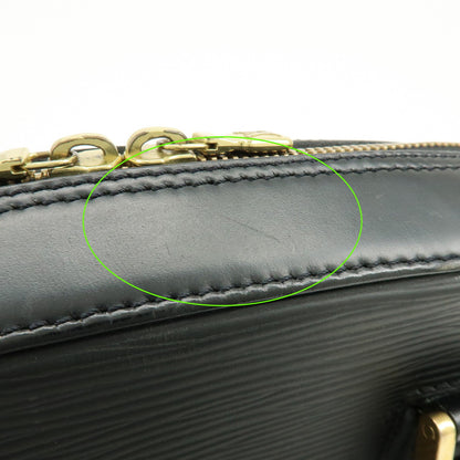 Louis Vuitton Sablons Epi Leather, Black, Leather, Handbag