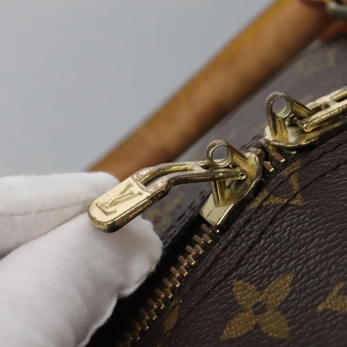 Louis Vuitton Keepall Bag Monogram Canvas, BROWN, CANVAS, Travel bag