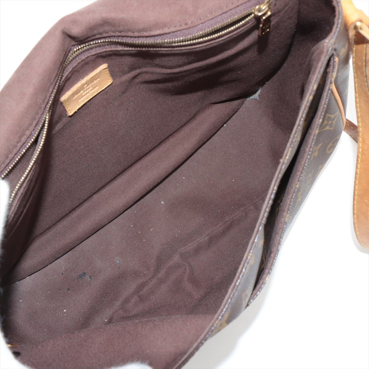 Louis Vuitton Menilmontant Monogram Canvas, Brown, Canvas, Handbag