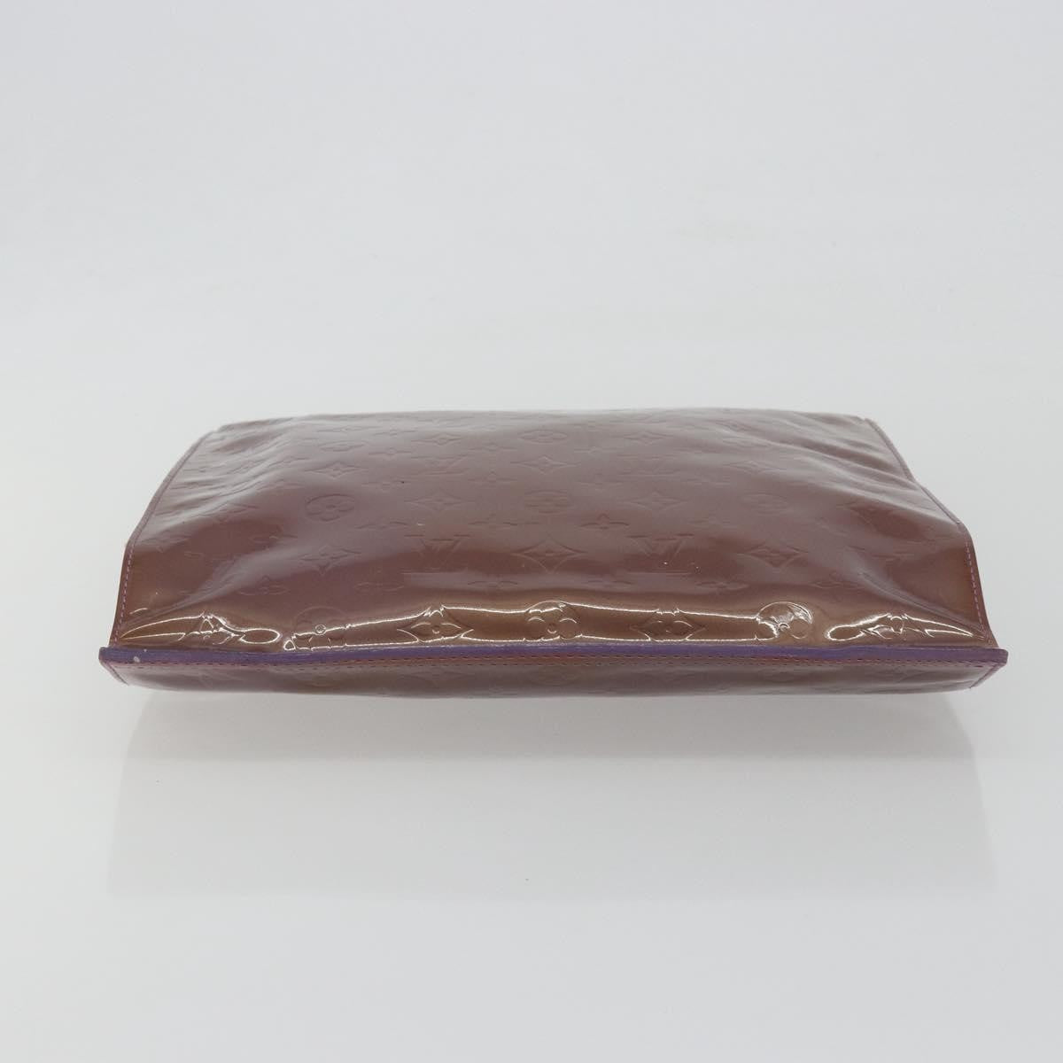 Louis Vuitton Stanton Monogram Vernis, Purple, Patent Leather, Tote Bag