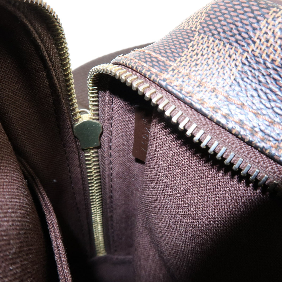 Louis Vuitton Olav Damier, Brown, Canvas, Handbag