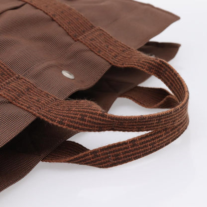 Hermes Fourre-tout Herline Fourre-tout Herline, Brown, Canvas, Tote Bag