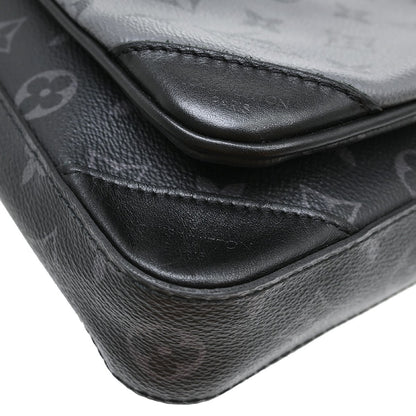 Louis Vuitton Trio Messenger Reverse Monogram Eclipse Canvas, Black, Canvas, Shoulder Bag