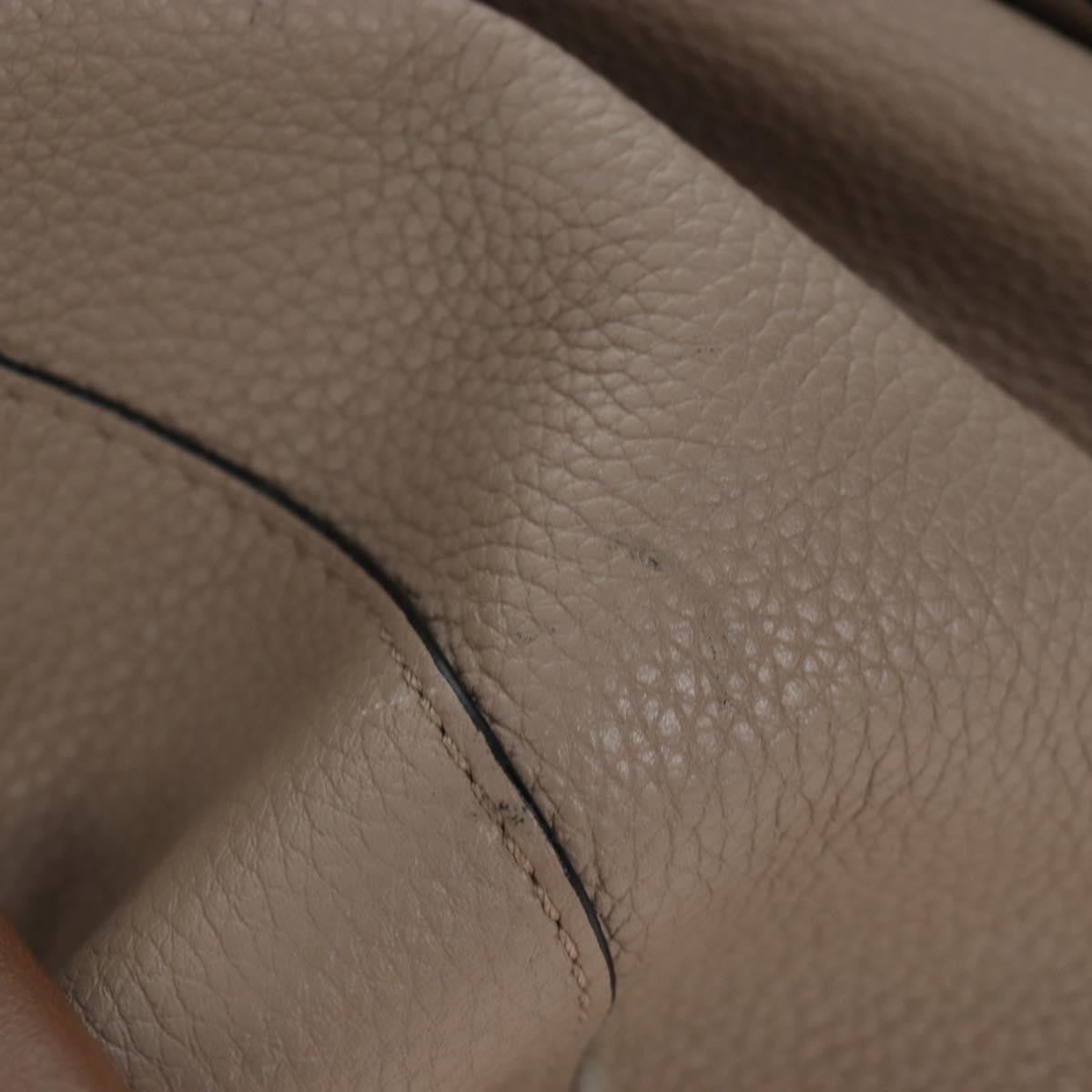 Loewe Hammock Leather, Beige, Leather, Handbag