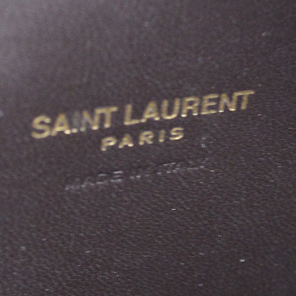 Saint Laurent Le Monogramme Monogram All Over Coated Canvas and Leather, Brown, Canvas, Crossbody Bag