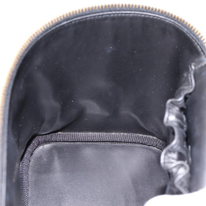 Chanel Vintage Timeless Cosmetic Case Caviar, Black, Leather, Handbag