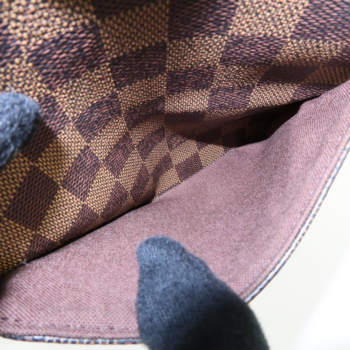 Louis Vuitton Olav Damier, Brown, Canvas, Handbag