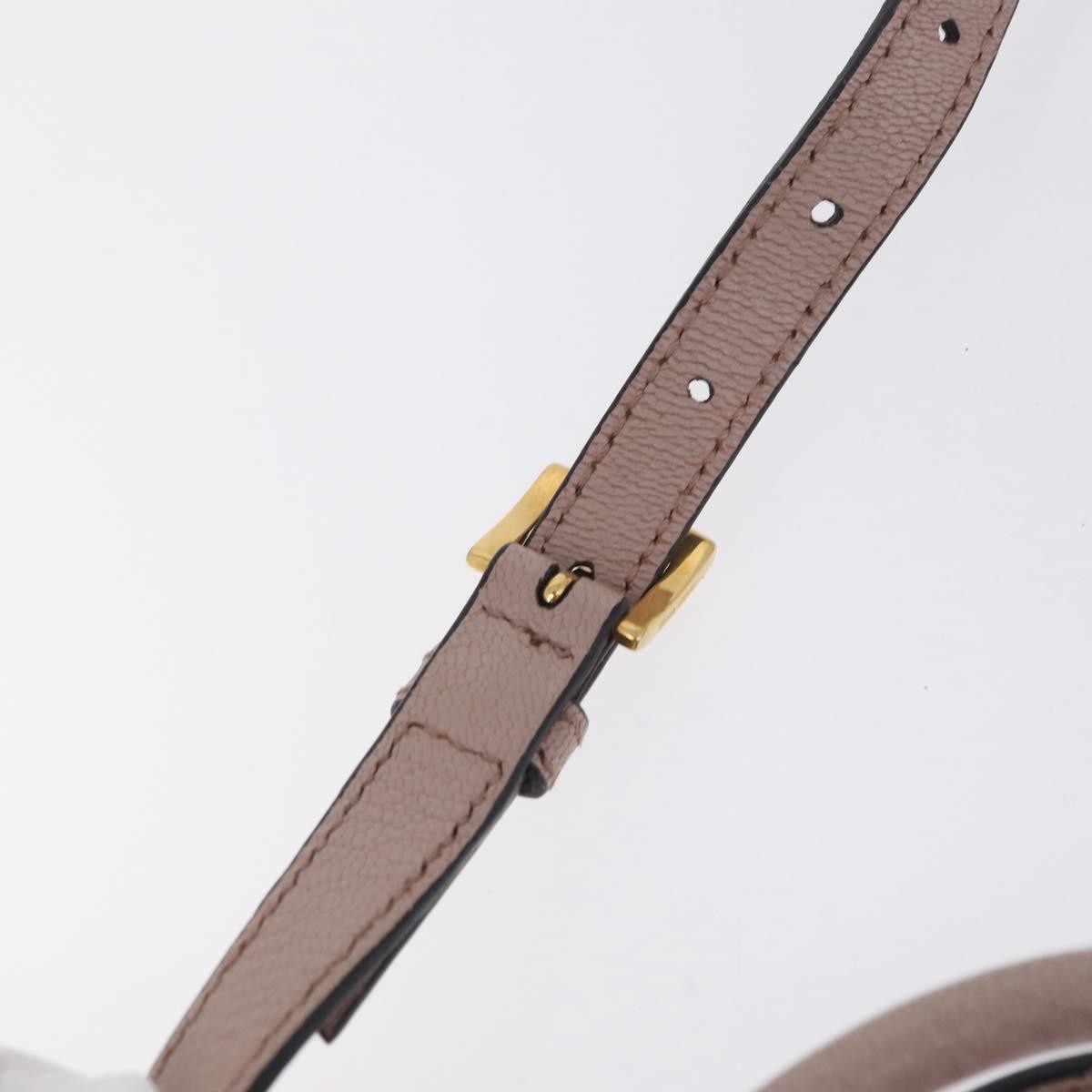 Miu Miu Madras Convertible Compartment Leather, Beige, Leather, Tote Bag