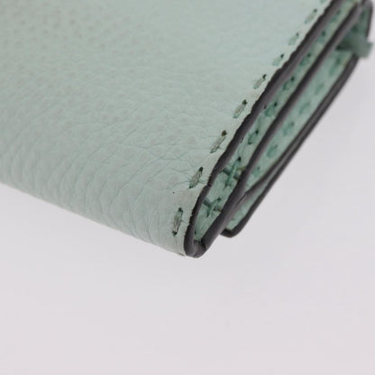 Fendi Selleria Peekaboo Leather, Green, Leather, Wallet