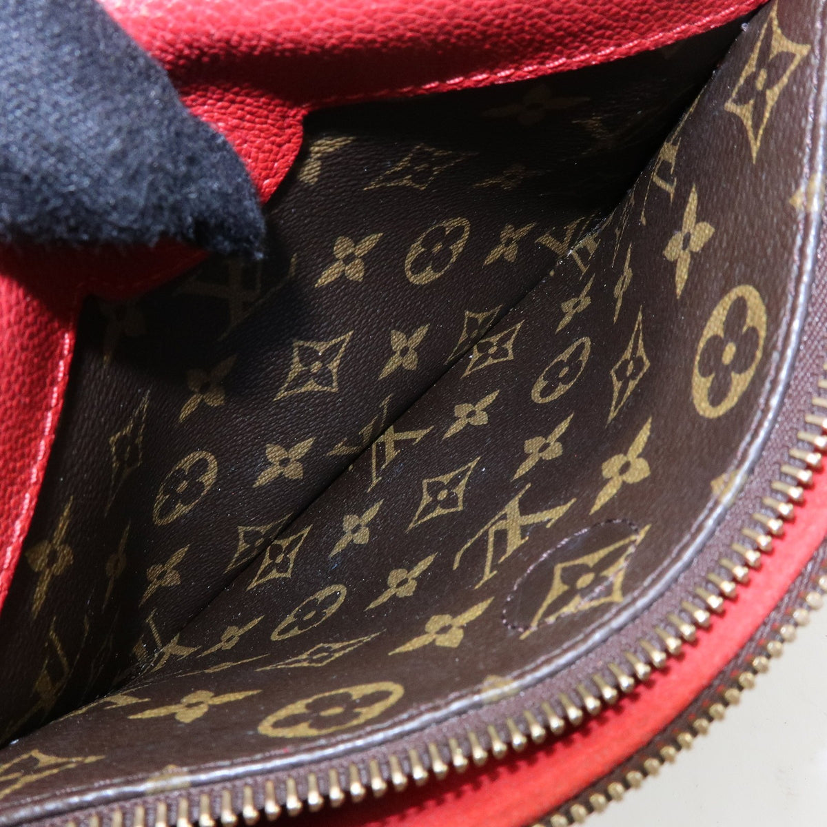 Louis Vuitton Twice Monogram Canvas and Leather, Brown, Canvas, Handbag