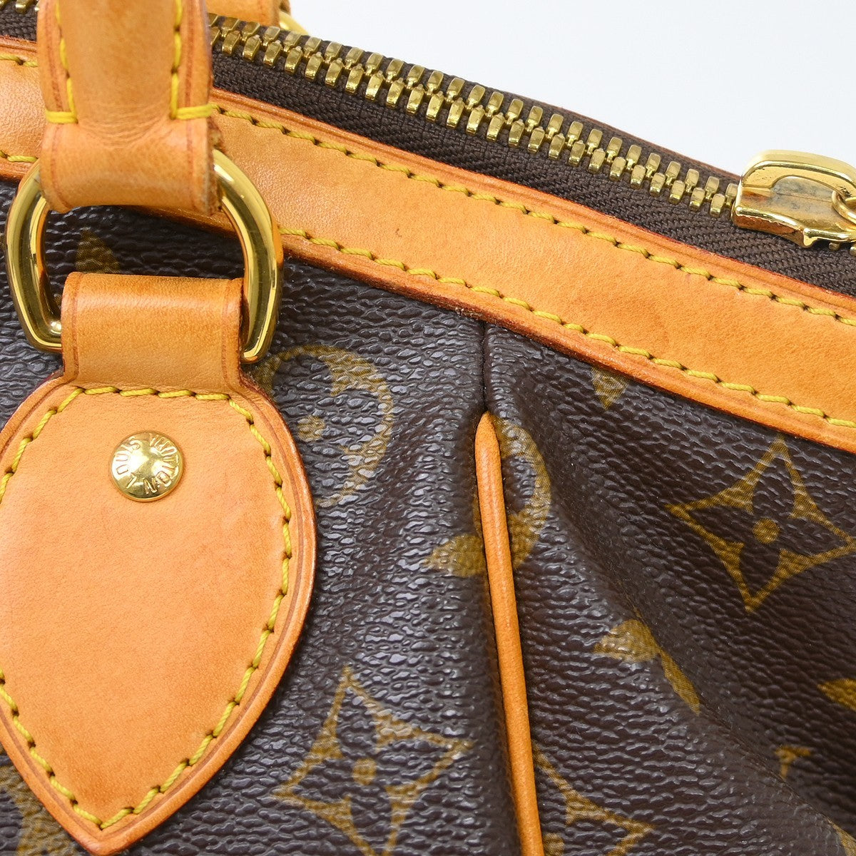 Louis Vuitton Tivoli Monogram Canvas, Brown, Canvas, Handbag