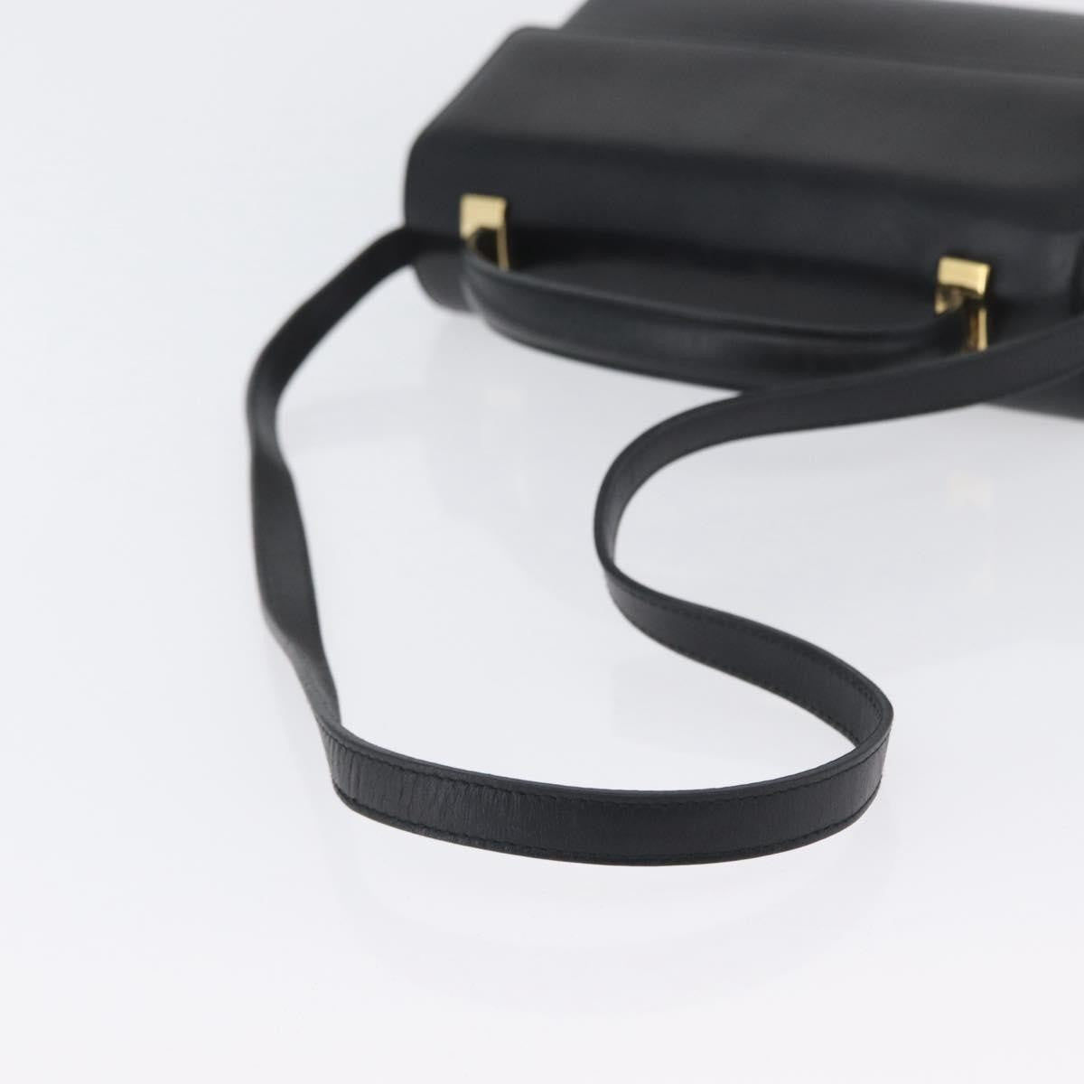 Salvatore Ferragamo Vintage Leather, Black, Leather, Handbag