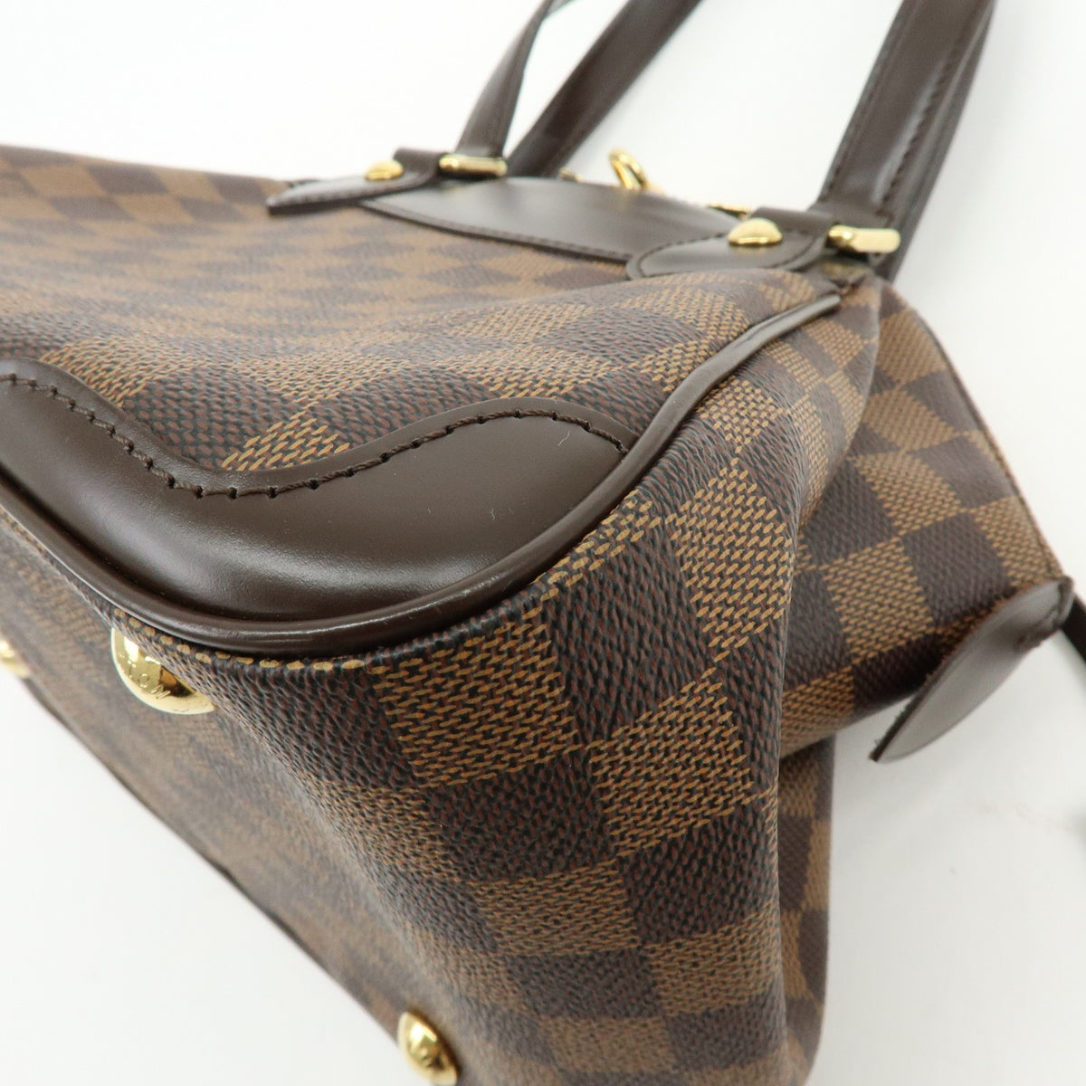 Louis Vuitton Verona Damier, Brown, Canvas, Handbag