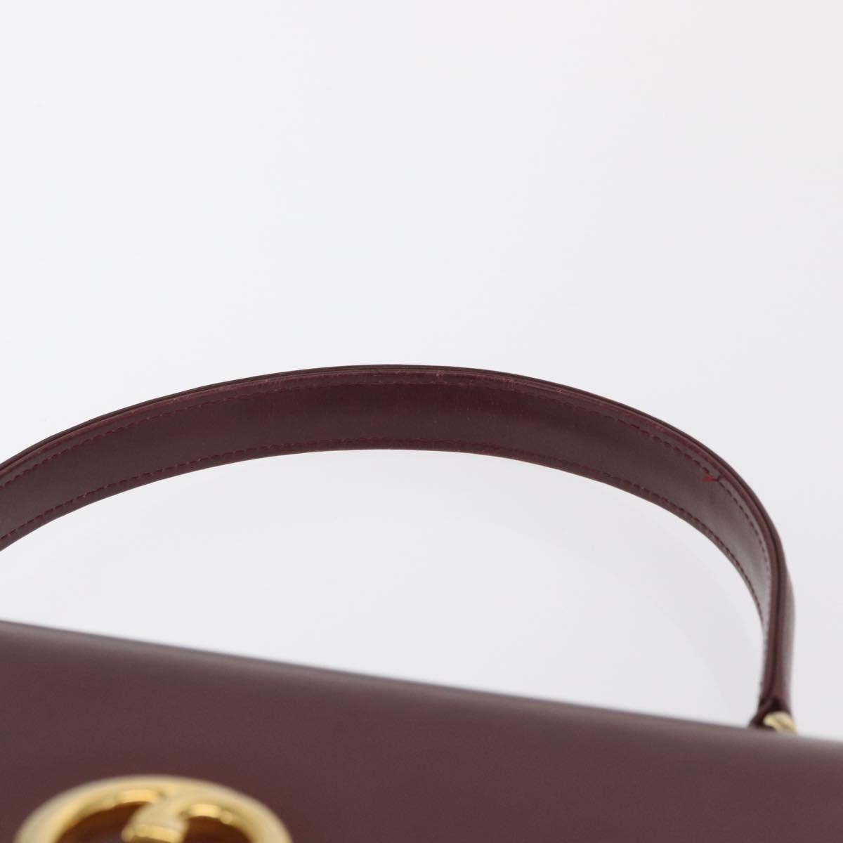 Gucci Vintage Leather, Burgundy, Leather, Handbag
