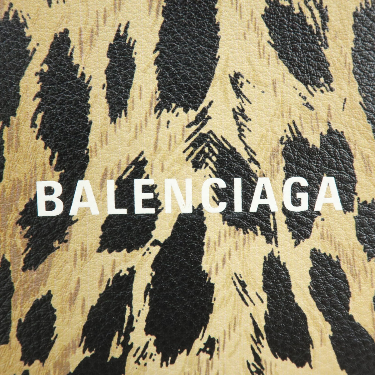 Balenciaga Everyday Camera Printed Leather, Brown, Leather, Handbag