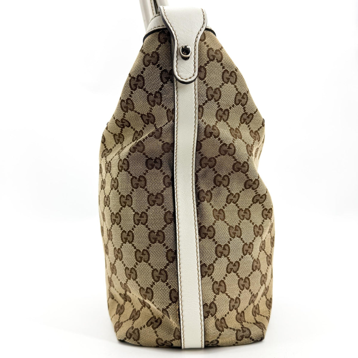 Gucci Match Ball GG Canvas, Brown, Canvas, Tote Bag