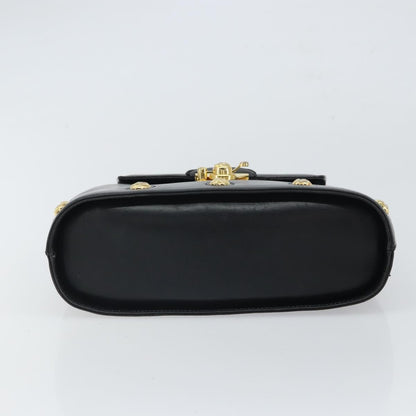 Salvatore Ferragamo Vintage Leather, Black, Leather, Handbag