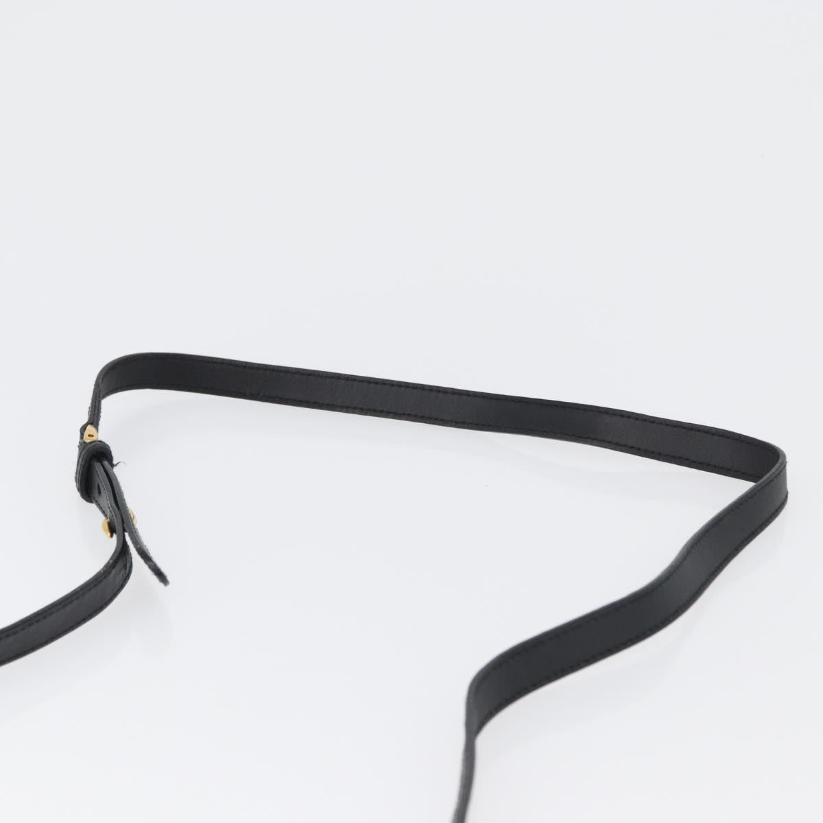 Gucci Vintage Leather, Black, Leather, Shoulder Bag