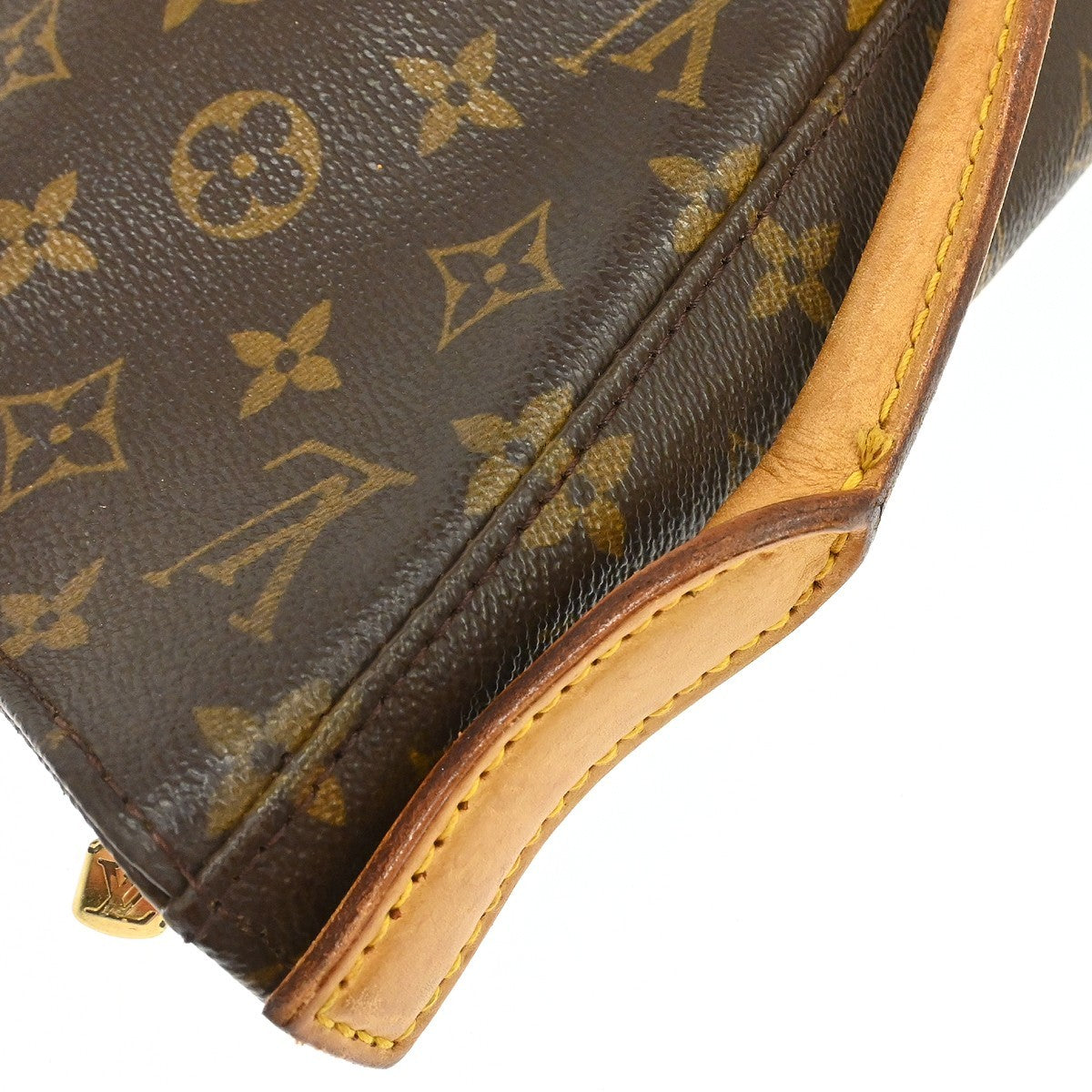 Louis Vuitton Looping Monogram Canvas, Brown, Canvas, Handbag