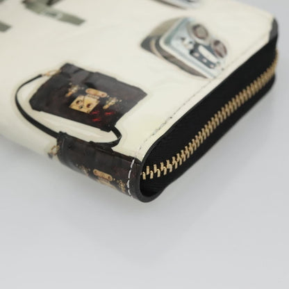 Louis Vuitton Nicolas Ghesquière Zippy Patent Monogram, White, Patent Leather, Wallet