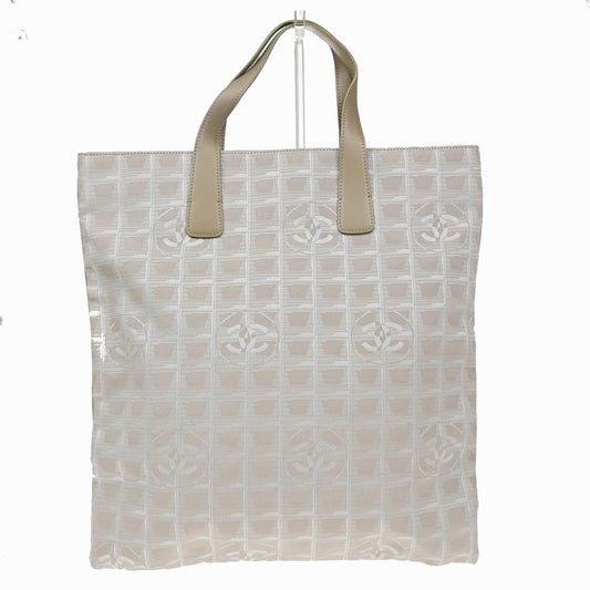 Chanel Travel Line Nylon, Beige, Nylon, Tote Bag
