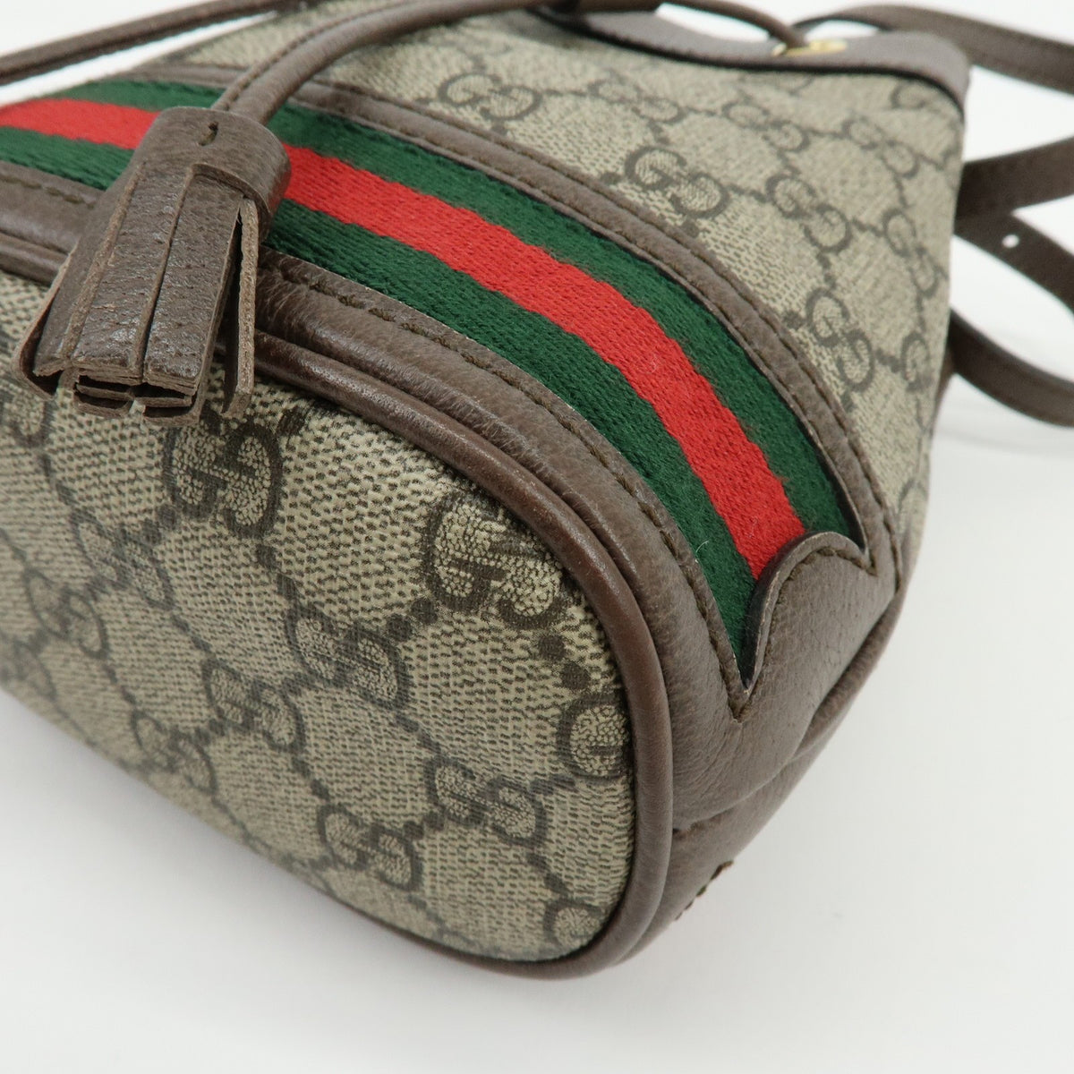 Gucci Ophidia Bucket GG Coated Canvas, Beige, Canvas, Handbag